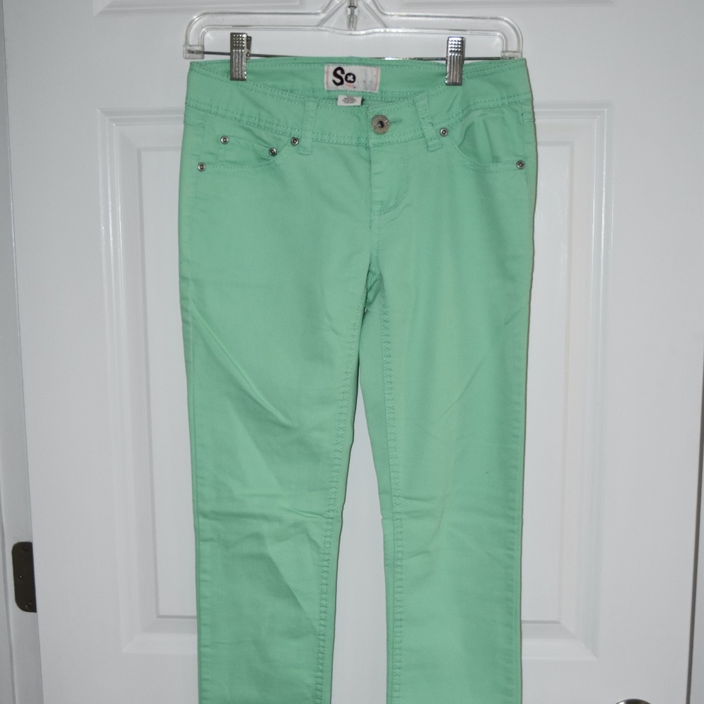 Green Skinny Jean